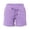 F337 Purple, variant on Likimi Womens Shorts With Pockets Drawstring Elastic Waist Summer Solid Color Breathable Casual Shorts Red Size Xl