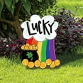 thumbnail image 4 of MXTPOV St Patricks Day Decorations Outdoor, Gnomes Lucky Rainbow Garden Stakes for Lawn Patio Yard, Yard Signs for Garden Decor, Home Decor, 4 of 5