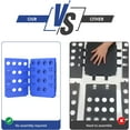 thumbnail image 6 of MaPinKa Shirts Clothes Folder - T Shirt Folding Board, Easy and Fast for Kid and Adult to Fold Clothes - Shirt Folder Laundry Organizer Blue, 6 of 7