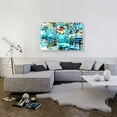 thumbnail image 2 of ARTCANVAS Graffiti Room Glitched Girl Canvas Art Print - Size: 40" x 26" (1.50" Deep), 2 of 9