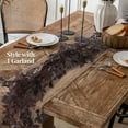 thumbnail image 4 of 2Pack Christmas Garland Plum Cimicifuga Fall Garland 6FT - Seeded Faux Autumn Leaf Decor for Mantle, Table, Staircase - Halloween Thanksgiving Wedding Party, 4 of 6
