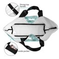 thumbnail image 4 of Balery whiter Snow bear Print Bolsa Tote Estilo Estético con Cremalleras, Bolsa de Hombro, Bolsa de Compras Grande y Plegable, 4 of 8
