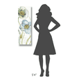 thumbnail image 4 of Global Gallery's 'My Greenhouse Flowers IX Crop' By Lisa Audit Stretched Canvas Wall Art, 4 of 4