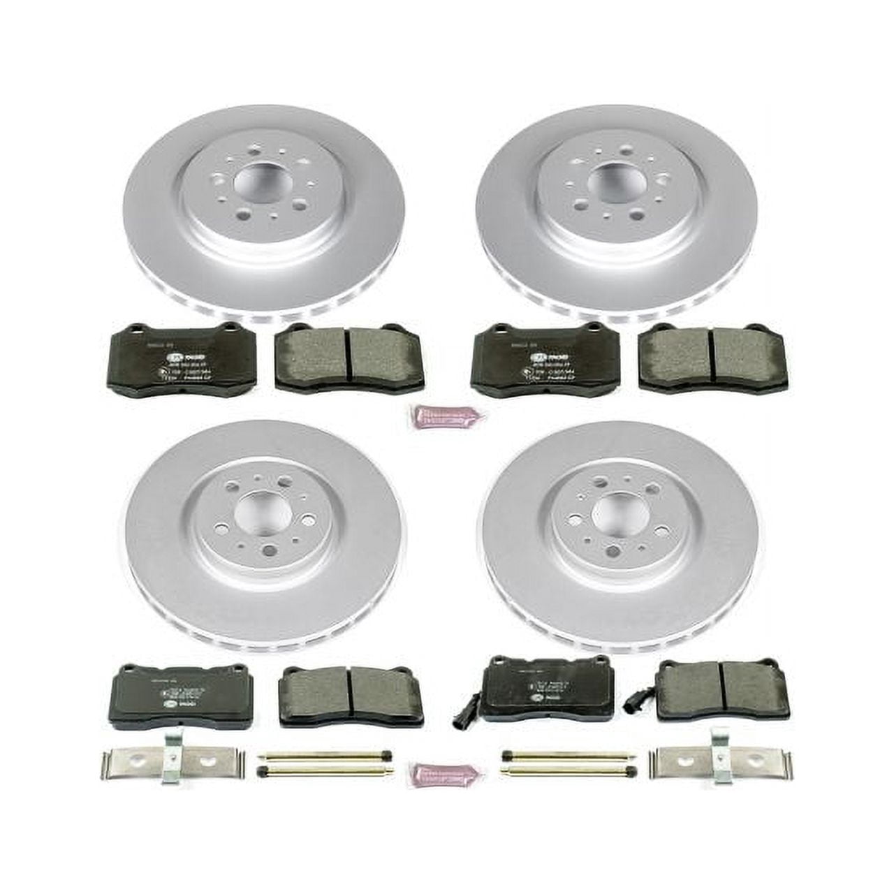 Power Stop ESK4316 Euro-Stop Brake Kit -Front & Rear