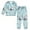 Sailfish and Coral Reef Pattern, variant on Fluffy Pajamas Set Fuzzy Winter Warm Pj Sets Pullover Tops and Long Pants Sailfish and Coral Reef Pattern X-Small