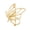 Golden, variant on Women Brooch Smooth Polish Hollow Butterfly Design Lapel Pin Zinc Alloy Scarf Badge Versatile Collar Coat Accessories
