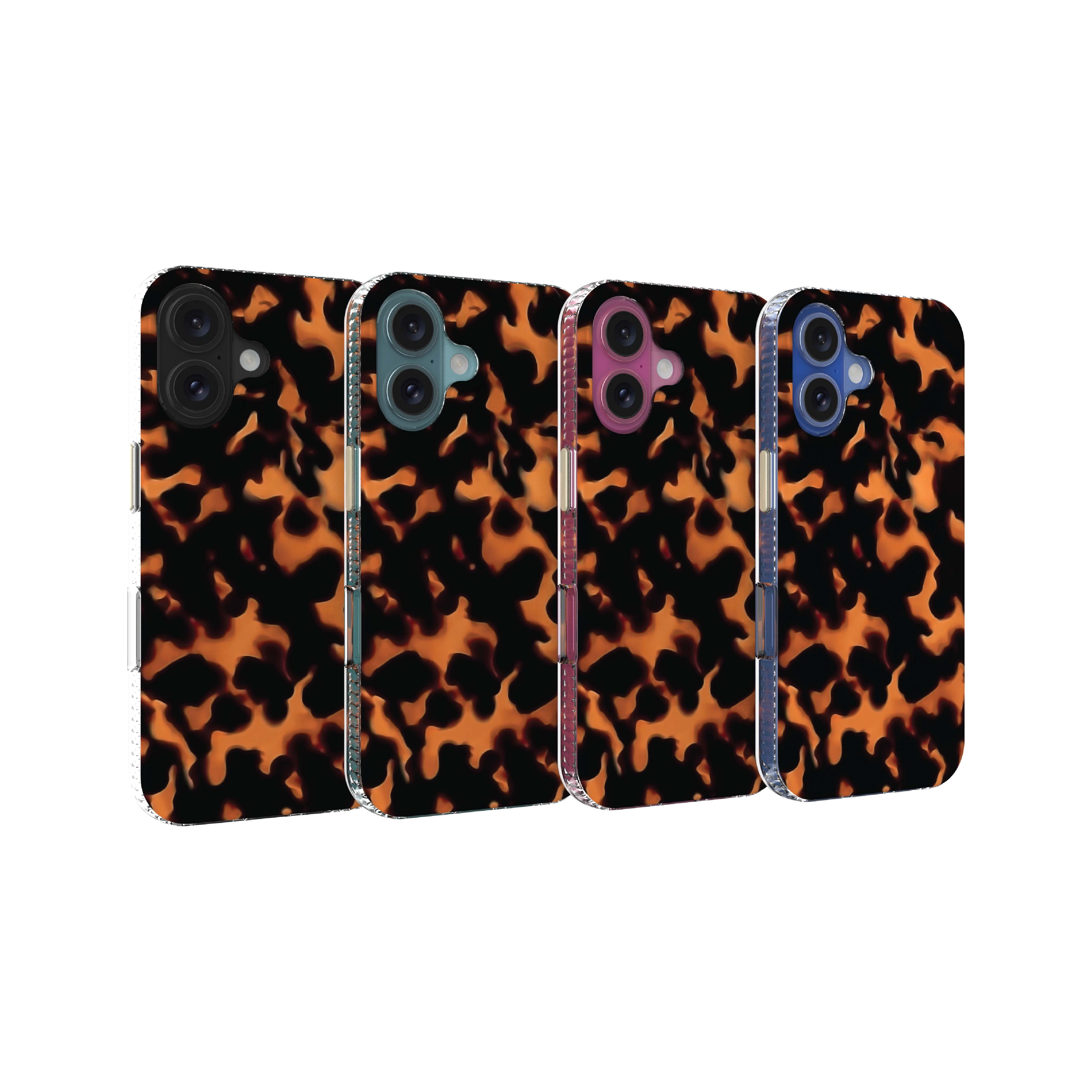 onn Phone Case for iPhone 16, MagSafe Compatible - Tortoise Shell