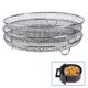 thumbnail image 4 of Parrilla deshidratante de material acero inoxidable, accesorios resistentes al calor, soporte deshidratador de 3 niveles para freido aire instantánea, enc Gloria Soporte para deshidratador, 4 of 8