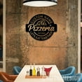 thumbnail image 3 of Craftnamesign Custom Pizzeria Sign, Pizza Sign, Kitchen Decor, Restaurant Sign, Business Logo Sign, 3 of 5