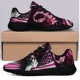 thumbnail image 2 of Faith Hope Love Breast Cancer Shoes Sneakers for Women Men Black Size 4, 2 of 6