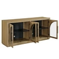 thumbnail image 3 of Steve Silver Magnolia Modern Sideboard with Four Doors and Two Shelves, Sand, 3 of 5