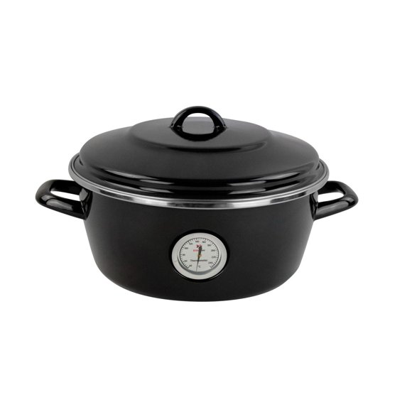 Vitrinor Dutch Oven Black 26 Cm (5L) with Temperature Gauge