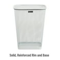thumbnail image 5 of Mind Reader Mesh Trash Can, Waste Paper Basket, Square, Office, Metal, Set of 2, White, 5 of 10