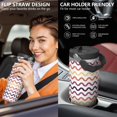 thumbnail image 5 of Modern 30oz Handheld Travel Tumbler with Handle – Double Wall Stainless Steel Insulated Cup, Flip Straw Lid, Leak-Proof & BPA-Free for Hot and Cold Drinks – Durable Coffee & Juice Mug Black, 5 of 7