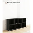 thumbnail image 2 of Montessori Book Shelf with Toy Storage, Kids Toy Organizer Wooden Storage Shelves for Kids Room Classroom Playroom, Black, 2 of 6