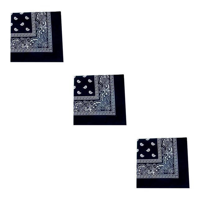 Matsuzay Bandana pañuelo Unisex Hip Hop Banda para el cabello negra Pañuelo para el cuello Sombreros deportivos Muñequeras Cabeza Bufandas cuadradas Type5 NO5 Matsuzay CBP119275