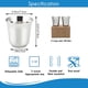 thumbnail image 2 of Easyworkz Juego de tazas de espresso de acero inoxidable con aislamiento de doble pared, 150 ml, 2 of 7