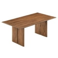 thumbnail image 3 of Modway Amistad 72" Rectangular Modern Wood Dining Table in Walnut, 3 of 10