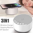 thumbnail image 3 of Mini Altavoz Bluetooth Portátil de Ruido con Carga Inalámbrica de 15 W, Barra de Sonido para Dormir y Caja de Música con Apagado Programado., 3 of 5