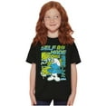 thumbnail image 4 of The Smurfs Cool Kanji Self Made Crewneck T Shirts Boy Girl Teen Brisco Brands M, 4 of 6
