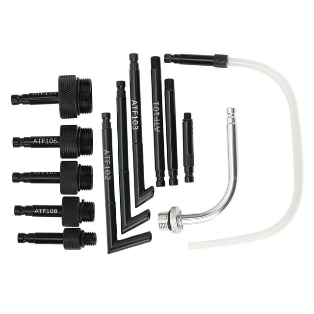 ATF Filler Adapters,13 Pcs ATF Gearbox Transmission Gearbox Oil Fluid Set Gearbox Oil Refill Connector Tool Sleek Aesthetic