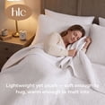 thumbnail image 2 of THD Loren - 3 Piece Full Queen Size Quilt Set, Lightweight Queen Bedspread Coverlet Set (Full/Queen, White), 2 of 8