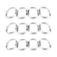 thumbnail image 4 of Agiferg Anneaux de Rideau de Douche Transparents Ensemble de 24 en Caoutchouc de Silicone, 4 of 4