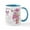 White/Blue Inside, variant on CafePress - 90Th Birthday Butterfly And Crocus Gift Mug Mugs - 11 oz Ceramic Mug - Novelty Coffee Tea Cup