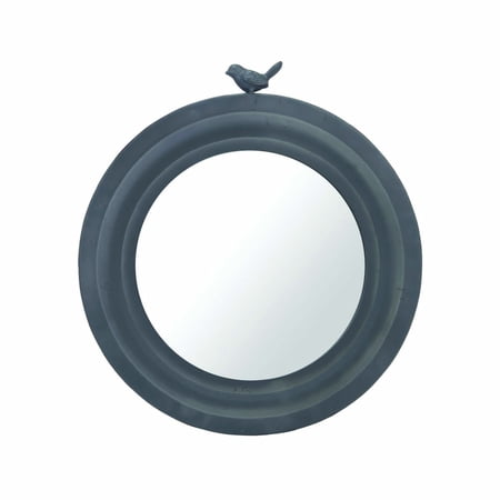 Foreside Home And Garden Round Bird Decorative Mirror Walmart Com