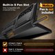 thumbnail image 4 of Funda de teléfono TONGATE para Samsung Galaxy Z Fold 6 negra con Acc, 4 of 9