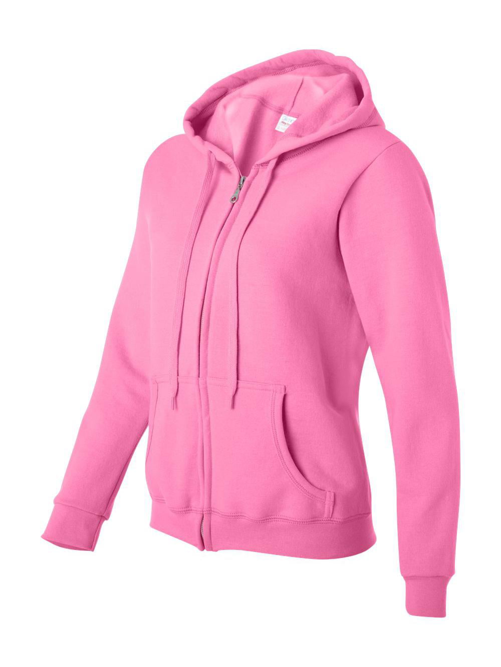 Gildan Heavy Blend Missy Fit Full-Zip Hooded Sweatshirt Women's Hoodie 18600FL