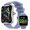 Blue, variant on Rugged Slim Fitness Smartwatch, Long Standby Battery, Multi Health Tracking as Couple Easter Present