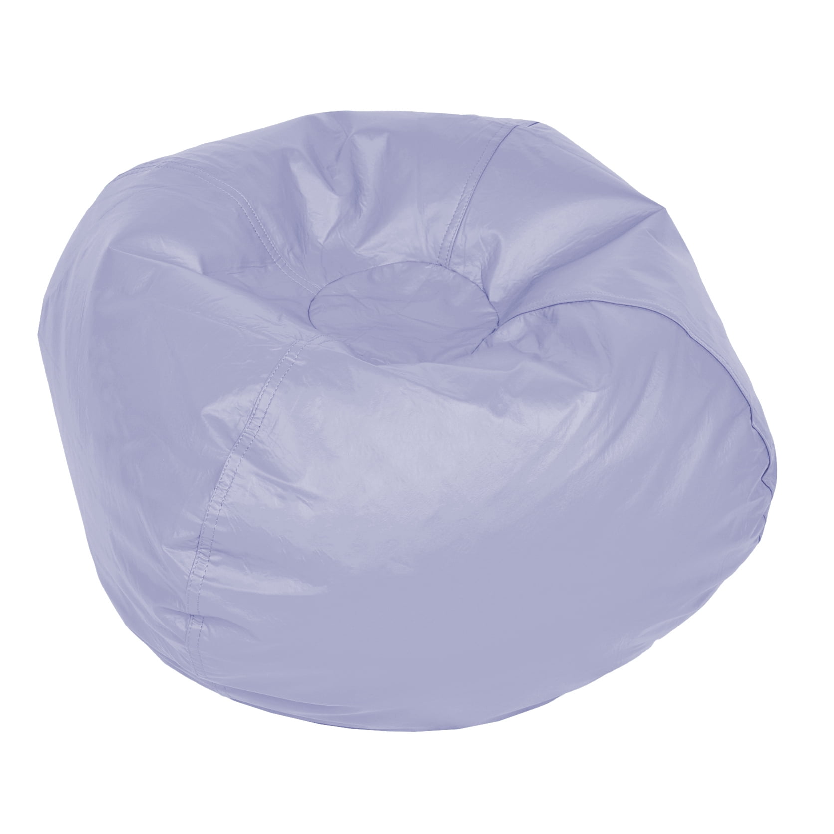 ACEssentials Medium Vinyl Bean Bag Chair, Multiple Colors