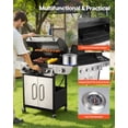 thumbnail image 3 of VEVOR Gas Grill, 4 Burner Propane Gas Grill with Side Burner, 425 SQ.In Grilling Area, Carbon Steel Enamel Grates, 3 of 9
