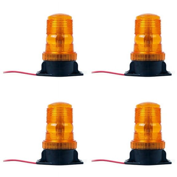 4X Forklift 30 LED Beacon Light Strobe Lamp Hazard Emergency Flashing Warning Amber