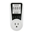 thumbnail image 1 of de potencia,Medidor de energía digital Medidor de energía eléctrica,Indicador de voltaje del enchufe del medidor de potencia digital,Wattímetro eléctrico Monitor de energía DYNWAVEMX Contador de potencia, 1 of 5