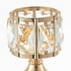 thumbnail image 5 of Candelabros Baoblaze de cristal dorado 13cm, 5 of 5