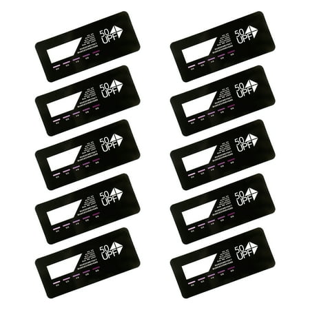 

TINYSOME UV Test Card Quick Test UPF Sensor Easy Measurement Quick Detection for Skin for Protection Color Deeeper UV for Stronge