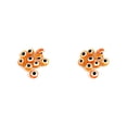 thumbnail image 2 of Jumpingount 100 piezas de cuentas sueltas ovaladas para manualidades, cuentas espaciadoras hechas a mano, varios tamaños, línea de suministro de Naranja diá. 8 mm * 5 mm de espesor 2Conjunto, 2 of 6