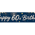 thumbnail image 4 of Happy 60th Birthday Banner with Balloons Fireworks and Gifts Background Backdrop Decors for Birthday Party Photography Props Birthday Decoration Party Supplies, 4 of 8