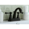 thumbnail image 2 of Kingston Brass English Vintage Two Handle 4" Centerset Lavatory Faucet with Brass Pop-up, 2 of 4