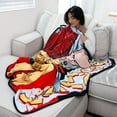 thumbnail image 5 of One-Punch Man Fleece Throw Blanket | 45 x 60 Inches, 5 of 7