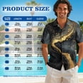 thumbnail image 6 of Xixirimido Grey Marble Print Matching Couple Outfits Men’s Button-down Hawaiian Shirt Women Sleeveless Midi Dress with Pocket Couples Matched Summer Outfits for Beach Vacation, M, 6 of 7