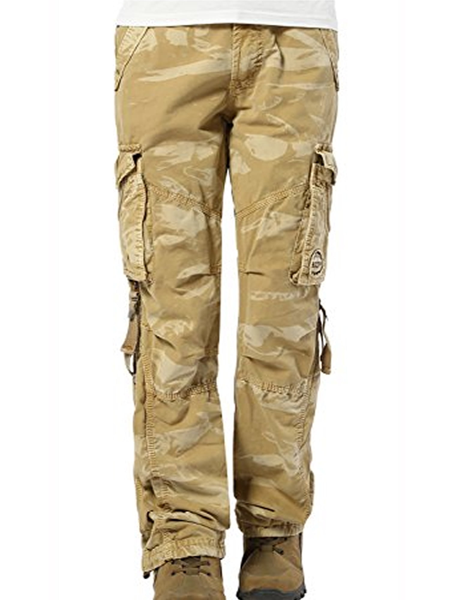 womens cotton cargo trousers
