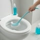 thumbnail image 2 of Cepillo para inodoro con soporte 2 en 1, cepillo de goma, cepillo ranurado para limpieza profunda, limpiador de inodoro de plástico para ranuras y bordes de la taza, cepillo para fregar lavabo y, 2 of 7