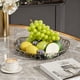 thumbnail image 5 of Plato De Fruta De Plástico 16cm Plastic Fruit Plates Set of 1 in Black Gold Exquisite Household Coffee Table Candy and Snack Placement Plates JASKFLY, 5 of 8