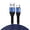 Blue, variant on BotaniNest 1m Braided Rope Data Cable Mobile Phone Color Fast Charging Line Soft Flash Charging Cable Suitable For Android Charging Port