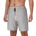 thumbnail image 2 of Uemuo Airplane Pattern Mens Swim Trunks Quick Dry Board Shorts with Mesh Lining, Stretch Beach Shorts Quick Dry No-Chafing Board Shorts-, 2 of 9