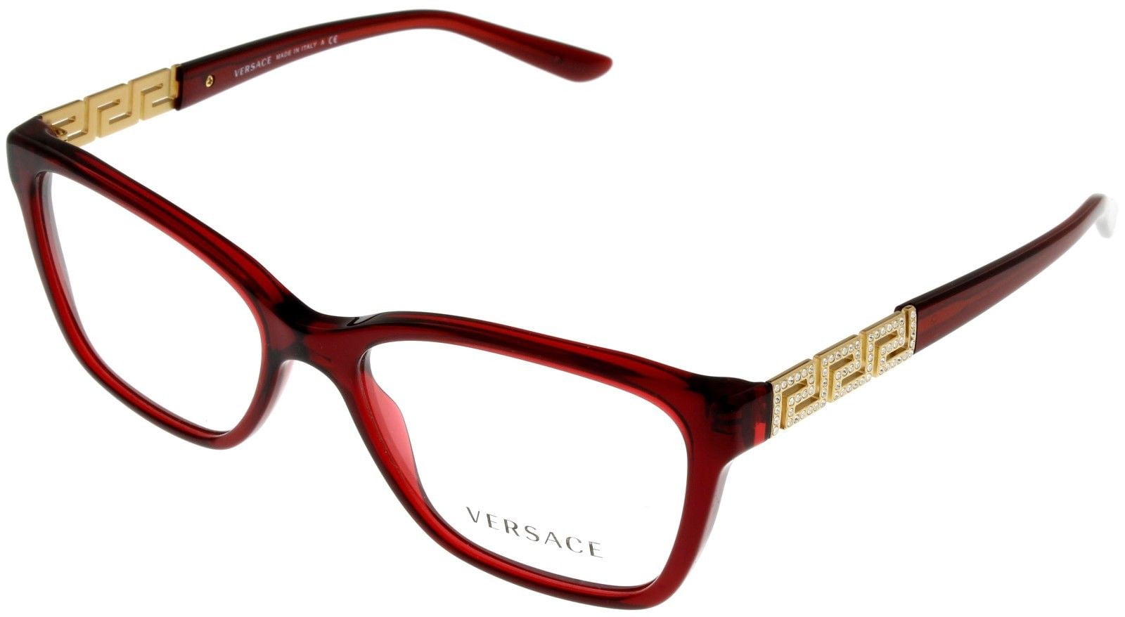 versace glasses red frame