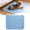 thumbnail image 2 of Extra Large Dog Cooling Mat 2.0 150×100cm Self Cooling Pet Pad Fabric Thermochromic Color Changing Cooling Blanket for Dogs Cats Summer Bed Indoor Outdoor Anti-Slip Washable, 2 of 9